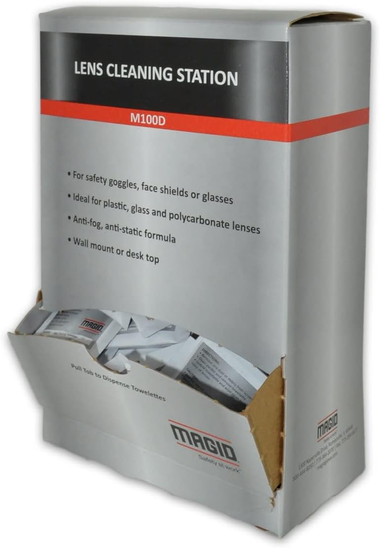 MCR Crews LCT Premoistened Lens Cleaning Towelettes (Box of 100) Health & Household