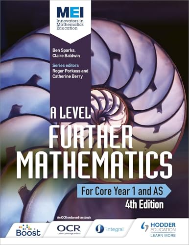 Image of MEI A Level Further Mathematics Core Year 1 (AS) 4th Edition