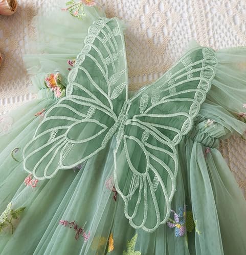 Baby Girls Cotton Sleeveless Swiss Dot Dress Toddler Ruffle Sleeve Tutu Dresses Kids Party Sundress3