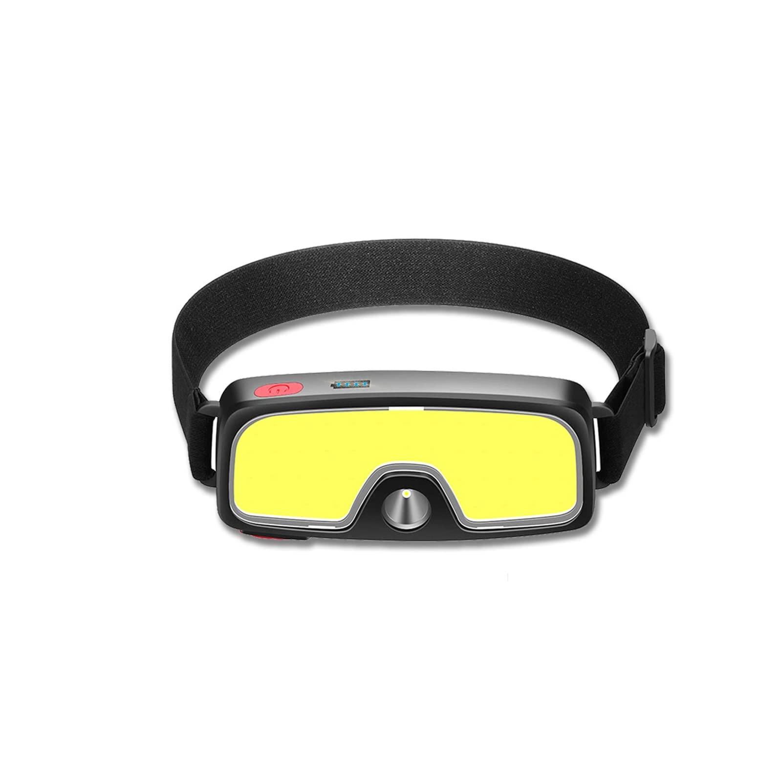 Latarka czołowa COB+XPE z wbudowaną baterią reflektor LED USB ładowalna latarnia przenośna jasna lampa kempingowa wędkarska