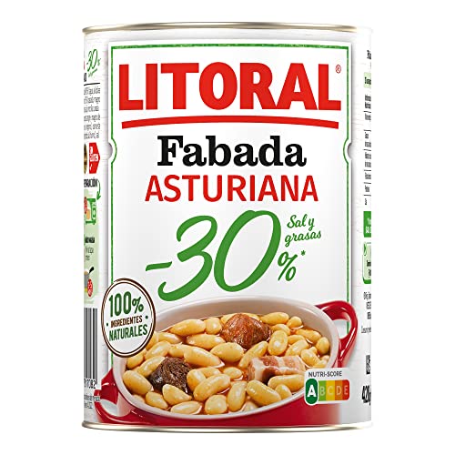 Miniatura 3 de Litoral Fabada Asturiana -30 Sal Y Grasa - Plato Preparado Sin Gluten - 420g