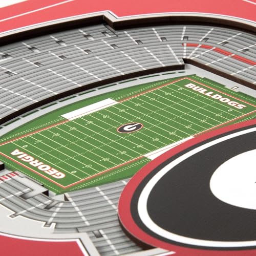 Image of YouTheFan Officially-licensed NCAA Stadium Series 3D Wall Art - multi-layer team stadium replica, detailed sports fan gift, indoor decor