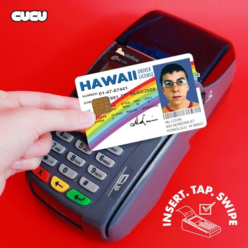 Mclovin Credit & Debit Card Stickers - 4PCS Card Skin for Adults4