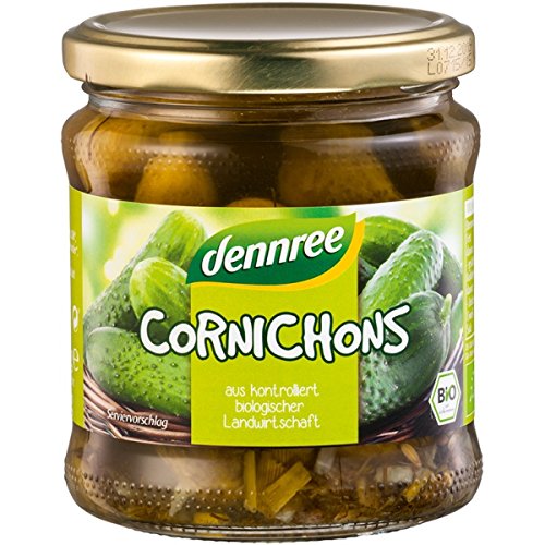 dennree Cornichons im Glas (330 g) Bio Amazon.de Lebensmittel & Getränke