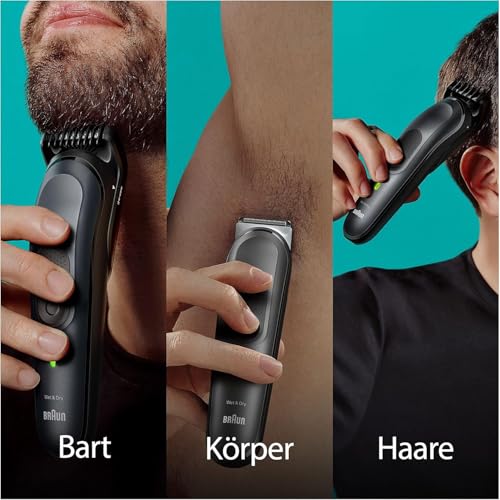 Image of Braun MGK7491 Series 7 All In One Trimmer, 17 in 1 Kit For Beard, Hair, Male Hair Removal And More