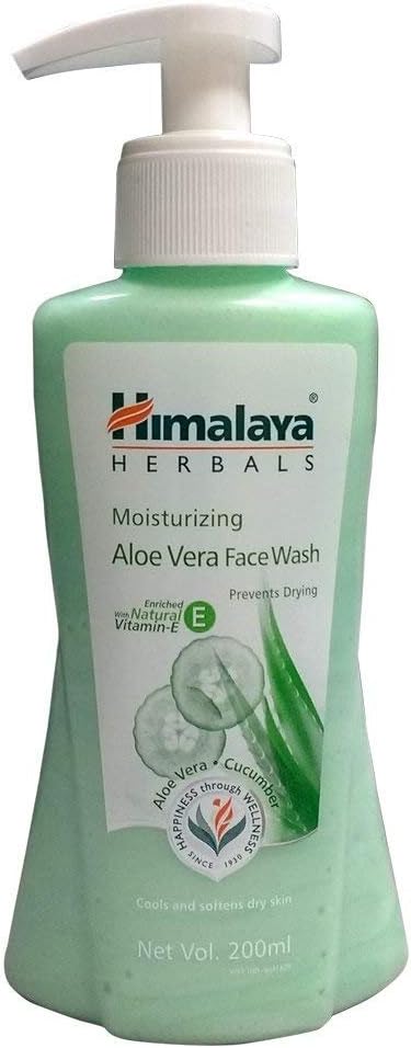Himalaya Moisturizing Aloe Vera Face Wash, 200ml