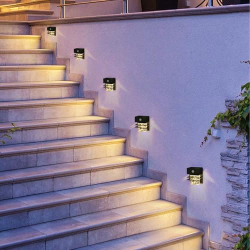 Aplique solar impermeable IP65 inalámbrico con luz cálida y sensor de movimiento 6