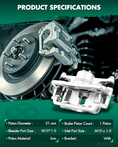 Image of SCITOO 19B2658 Front Right Disc Brake Caliper w /Bracket
