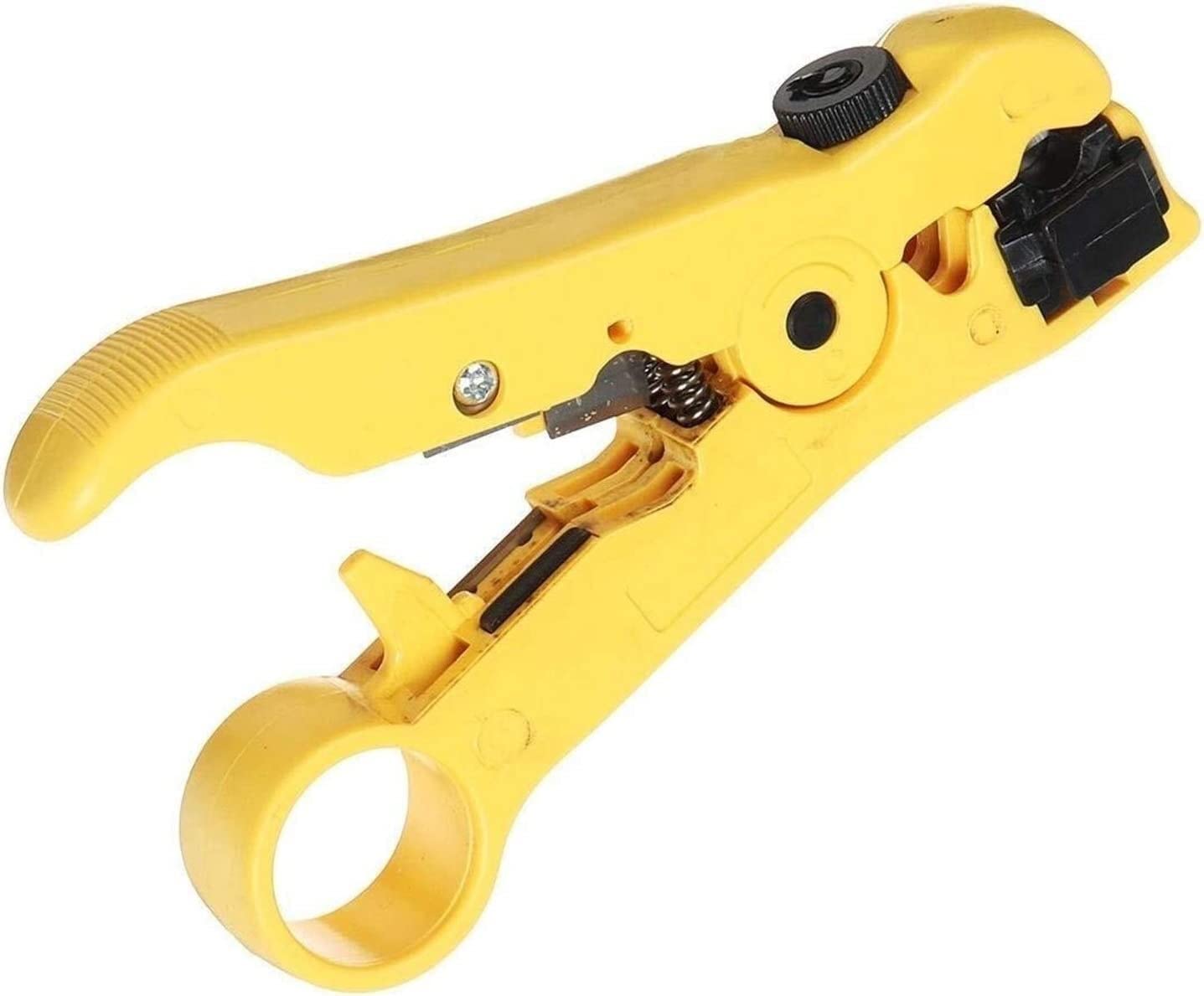Pelacables, RG7 RG6 RG11 Conector Cable Coaxial Crimper Pelacables Alicates Herramienta de compresión Kits de Herramientas de Hardware
