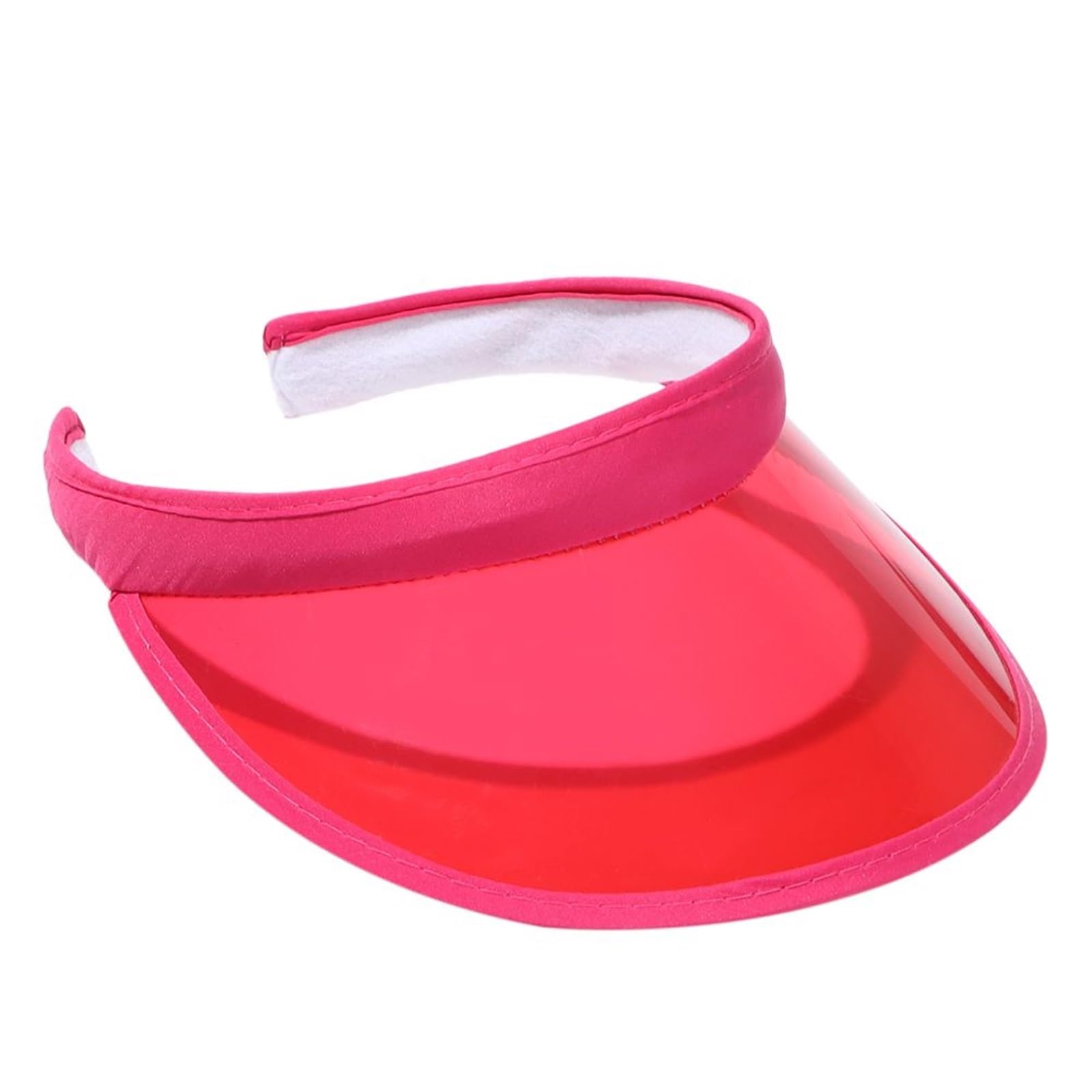 MRKU Chapeau de Soleil d'été en PVC, visière de Voyage et de Sport, Casquette de Plage