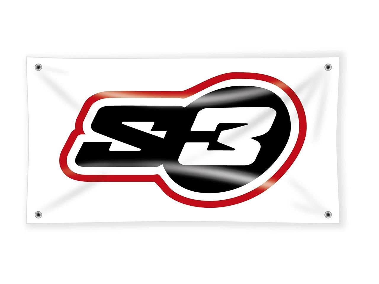 Bannière S3 150x80cm support signalétique suspendu pour affichage mural intérieur