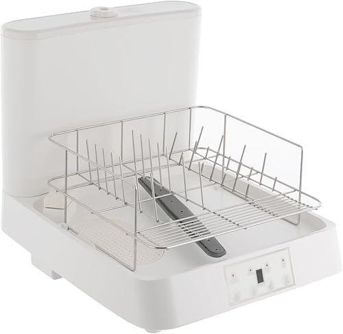 Miniatura 8 de Lavavajillas para encimera, 800 W, compacto lavavajillas con tanque de agua integrado de 6 litros para 4-5 personas, limpieza giratoria de 360, mini