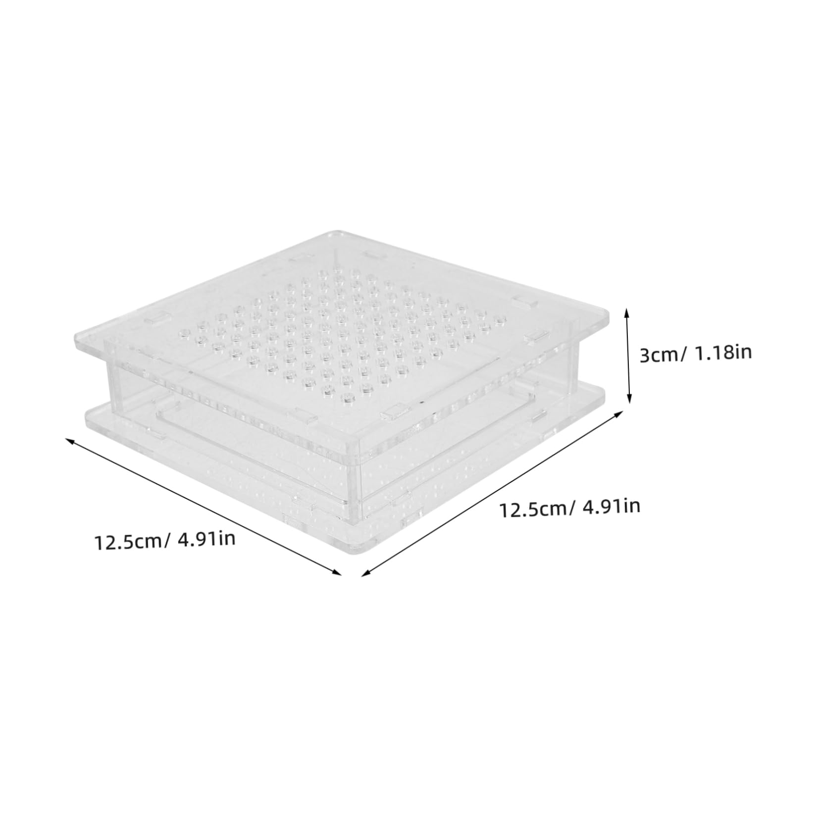 COLLBATH Caviar Making Supplies Hole Caviar Maker Box Spoon for Home Professional Use