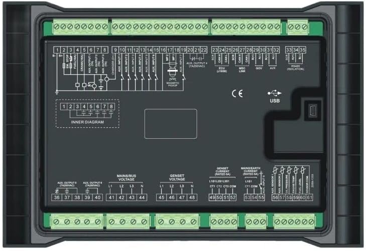 HGM9520 Replace DSE8620 Diesel Generator Set Controller Parallel Drive Control Module Genset Parts