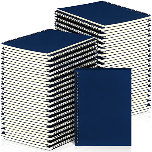 Image of Yahenda 54 Pcs Spiral Notebooks,1 Subject,Wide Ruled, Deep Blue