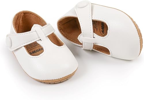 Miniatura 5 de Zapatos planos Mary Jane para bebé, zapatos de vestir de princesa para boda, suela antideslizante suave, zapatos para primeros pasos, para bebés y