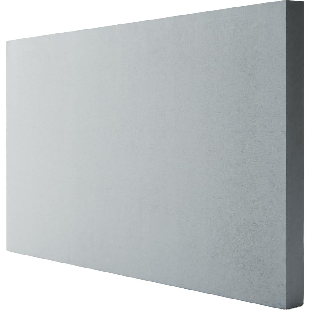 Placa de Silicato Cálcico, Material de Construcción, Color Blanco, 100 x 61 x 2,5 cm, Panel aislante para Interiores para altas temperaturas. Anti-humedades.