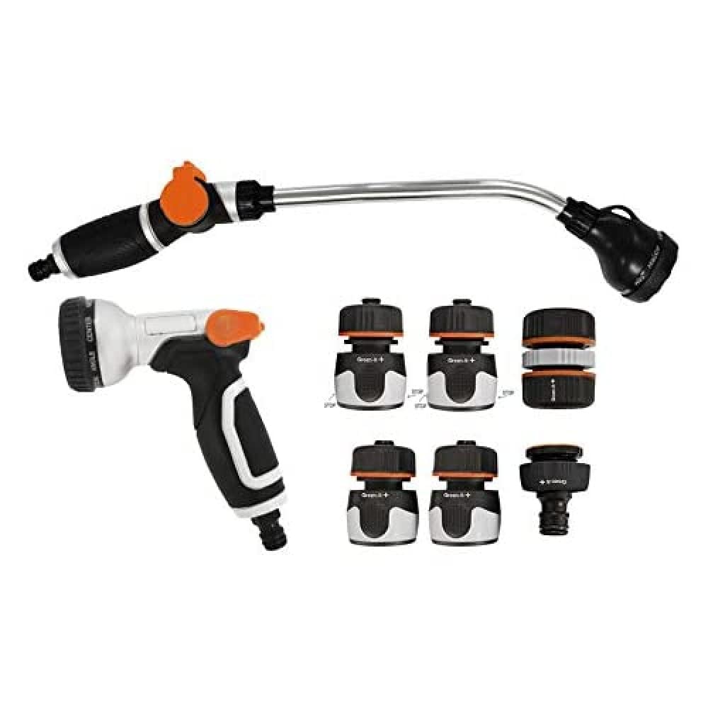 Kit d'arrosage 8 pièces Green>it plus pour stopper les fuites de tuyau