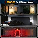 Motion Sensor Outdoor Lights with Remote 10000mAh Rechargeable Battery IP65 - Image 4