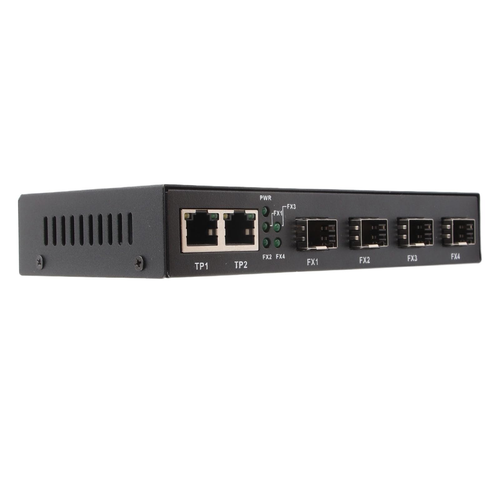 TOPINCN Commutateur Ethernet Convertisseur de Média Fibre avec Interface SC pour le Transfert de Données à Grande Vitesse au Bureau 10/100/1000M