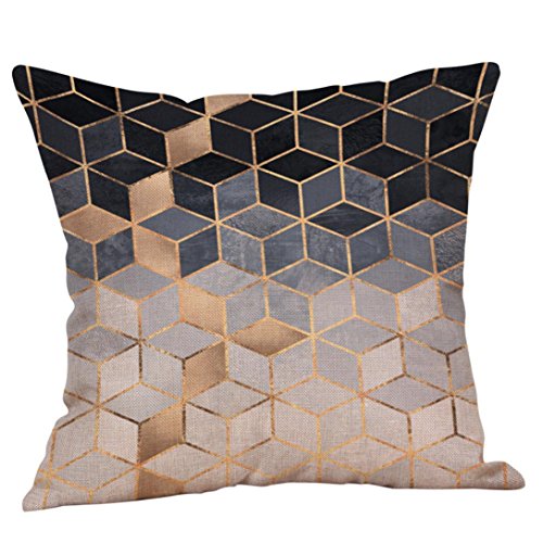 Luckhome Colourful Pillow Sequin Throw Cushion Case Home Decor, Soft Polyester Cushion Cover,a Nice Gift(43 * 43cm) (L)