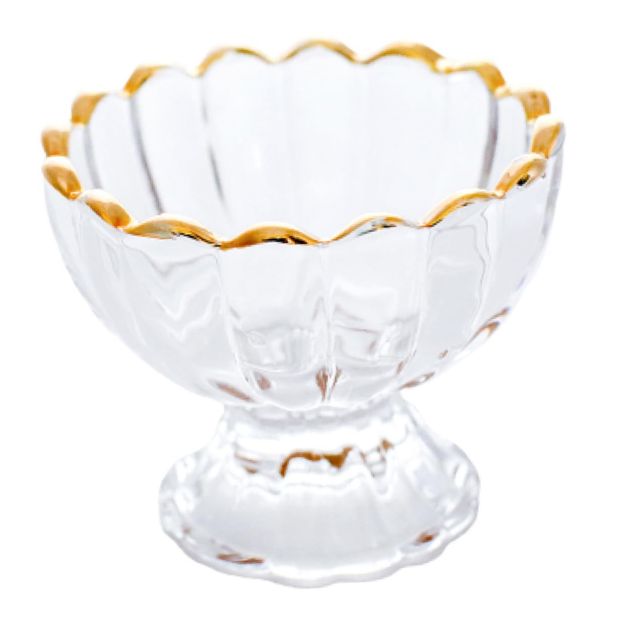 TOPBATHY 4 Pz coppa gelato tazza di mousse piatti da dessert bicchiere tazze da dessert budino tazza di coppa da dessert in delicato Vassoio di frutta aperitivo ciotola di