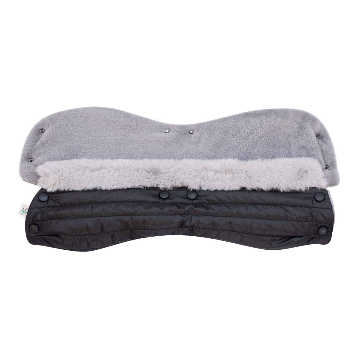 JYOKO KIDS Calentador de Manos para Cochecito Universal Manoplas Carro Bebe 100% Impermeable con Forro Interior Polar (Black)