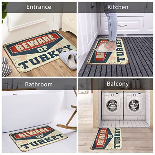 Alfombra de baño absorbente de invierno Dsoluuing 50x80 cm para una cueva de hombre limpia 3