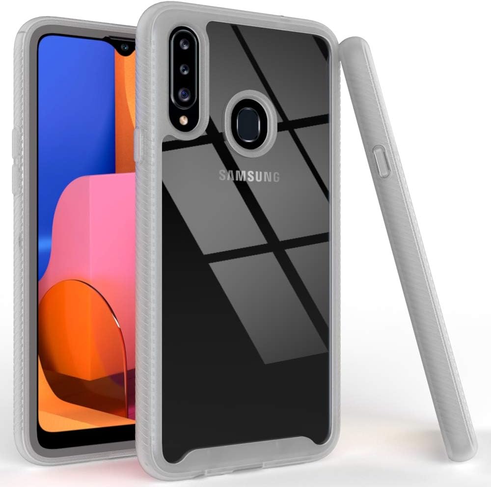 Puxicu Samsung A20S Case,Galaxy A20S Case, Shockproof Protection Scratch-Resisitant Enhanced Hand-Grip Matte TPU Cover for Samsung Galaxy A20S-Grey