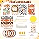 Herenear 4 Stück Laternen Bastelset für Kinder, Sankt Martin Laterne Basteln, DIY Herbst Dekoration Bastelset, Tierische Papierlaternen mit Laternenstäben, Geschenk Jungen Mädchen Sankt Martin