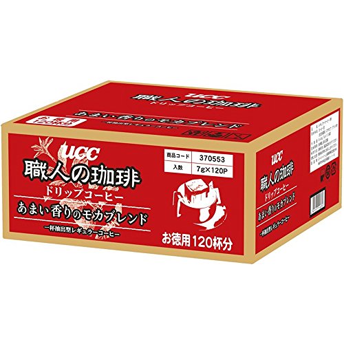 【Amazon.co.jp限定】UCC 職人の珈琲 ドリップコーヒー あまい香りのモカブレンド 120杯