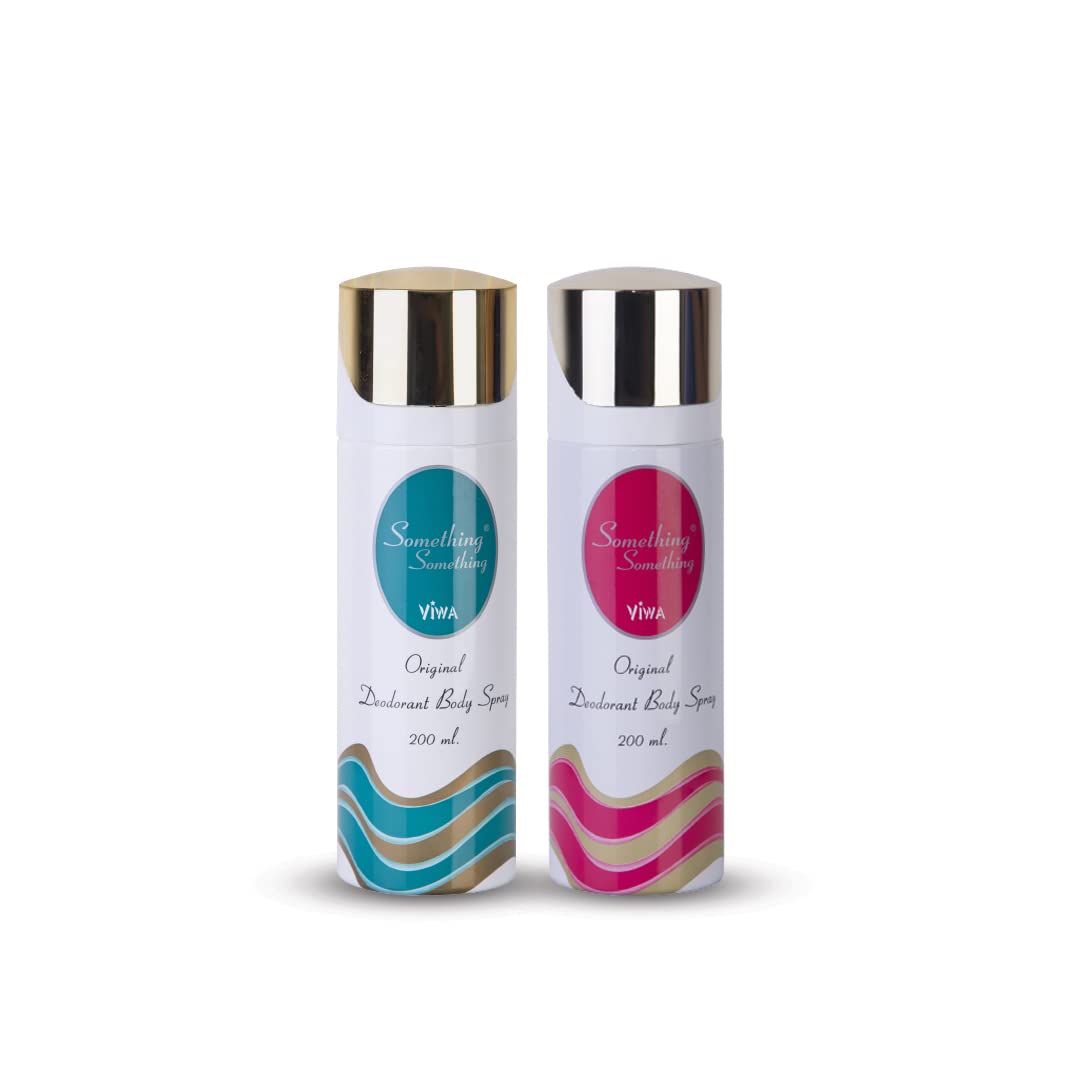VIWA Something Something Green And Pink Deodorant Body Spray 200ml Each (Pack of 2) Perfume Body Spray - For Men & Women (400 ml, Pack of 2)-image-49
