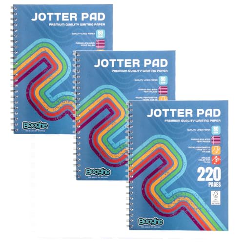 Papier de qualité supérieure 80g pour ce bloc-notes ligné A4 haut de gamme - 2