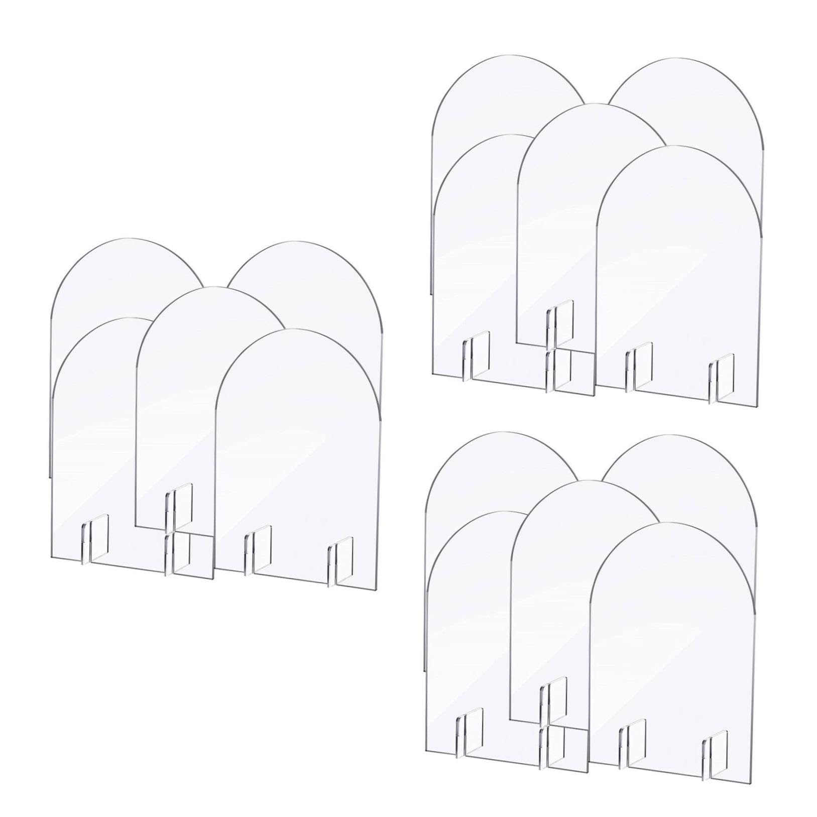 Amosfun 15stücke Tischkarten Für Hochzeiten Transparente Platzkarten Mit Für Sitzordnung Und Gastnamen Hochzeitsdeko Für Feierlichkeiten