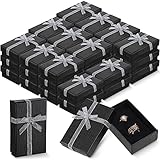 Highergo 36 Pcs Jewelry Gift Box Set Cardboard Paper Jewelry Boxes Packaging Empty Small Gift Boxes