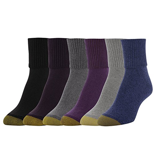 Image of GOLDTOE Women's Classic Turn Cuff Socks, Multipairs