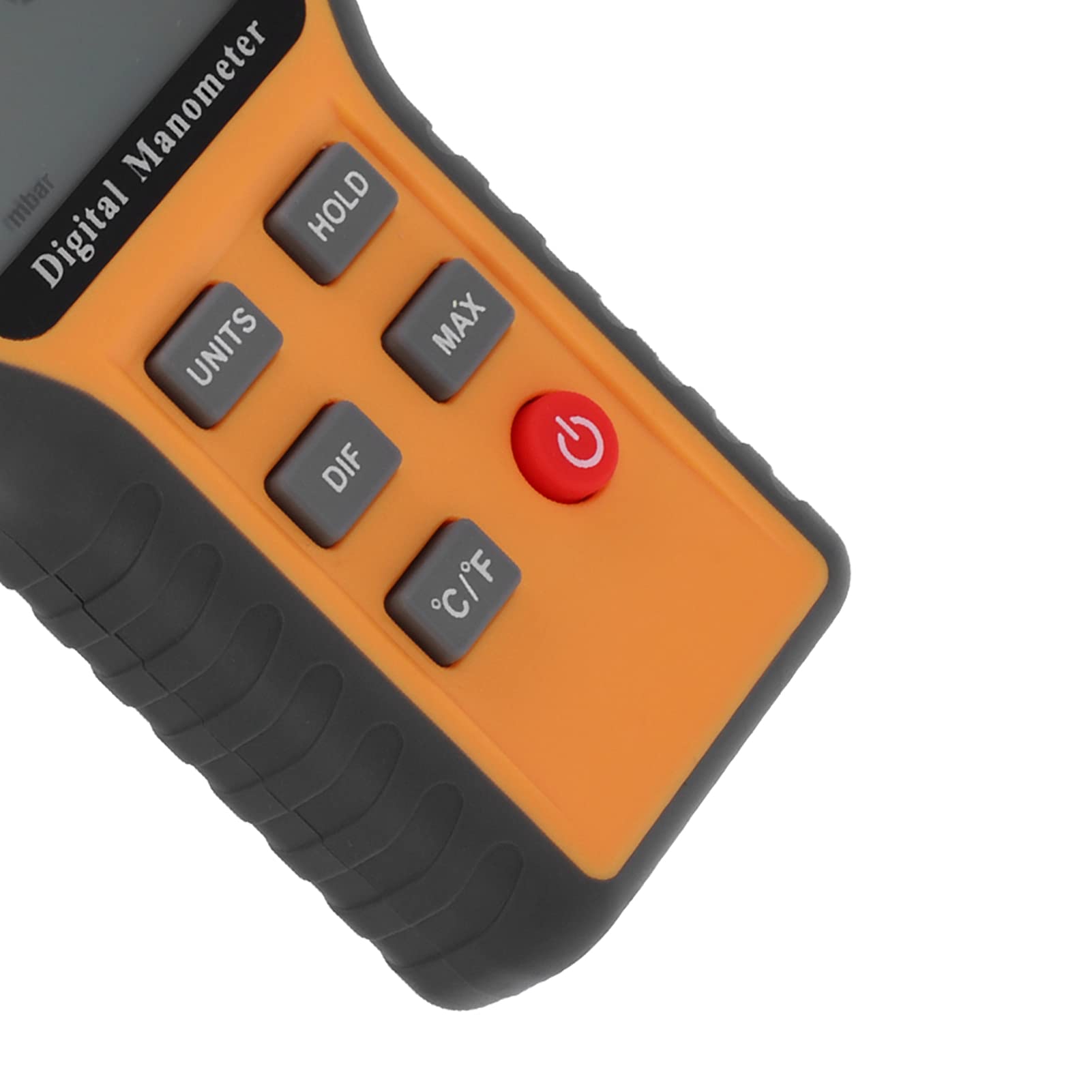 Garosa Manometro Portatile con Manometro Digitale con Precisione ±0,3% FSO Gamma ±2,999 Psi per Test di Pressione Sulle Tubazioni di Gas Naturale HVAC