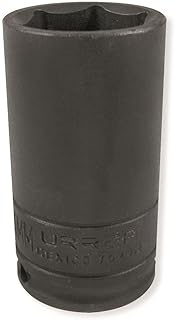 Urrea 7021M 3/8-Inch Drive Deep 6-Point 21mm Impact Socket
