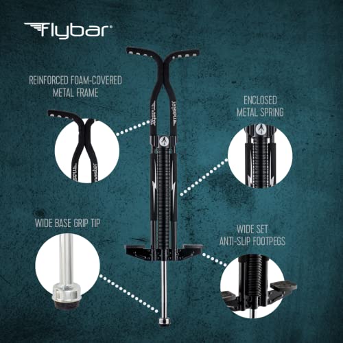 image for Flybar Master Pogo Stick for Kids, Ages 9+, 80 to 160 Pounds, Easy Gri