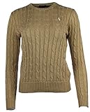 ralph lauren zopfmuster herren  Ralph Lauren Damen Zopfmuster Pullover - Rundhals oder V-Neck (Braun, M)