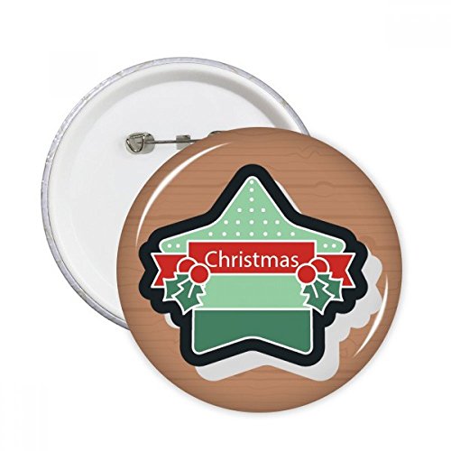 Cadeaux de Noël DIYthinker badges boutons multicolores à offrir lot de 5 taille M