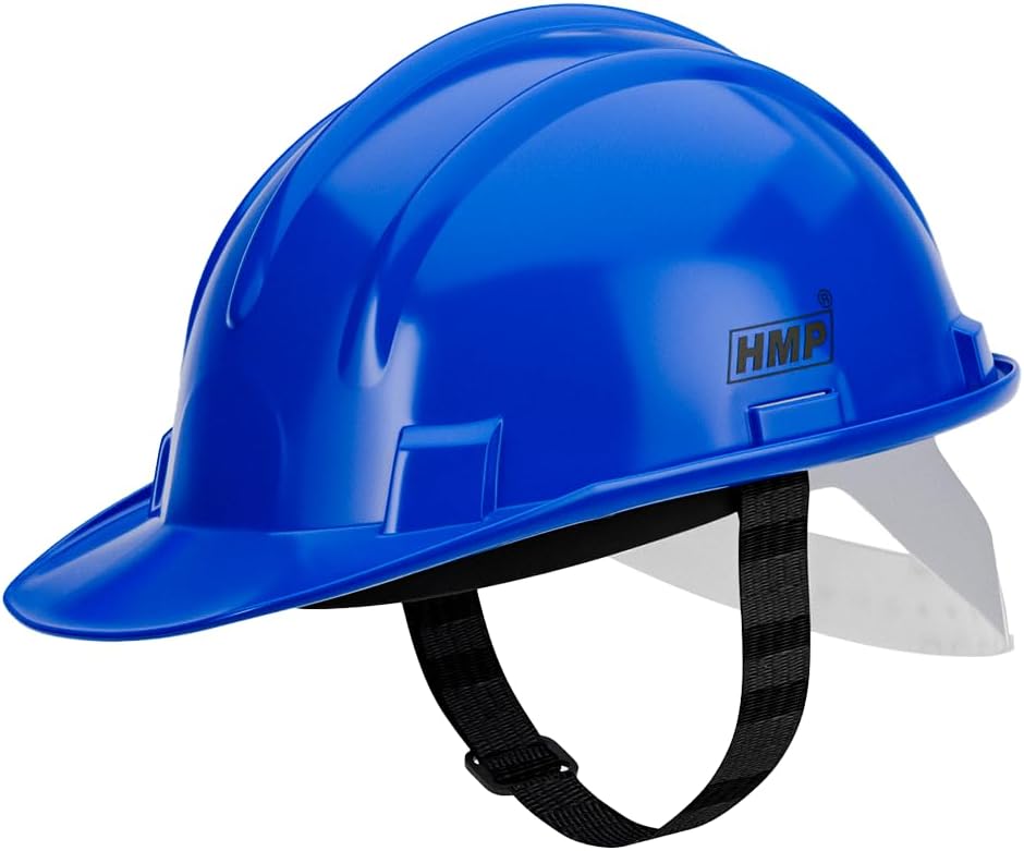 Industrial Safety Helmet MUDCAT Blue | | Chin Strap 4 Suspension | ISI & EN Certified