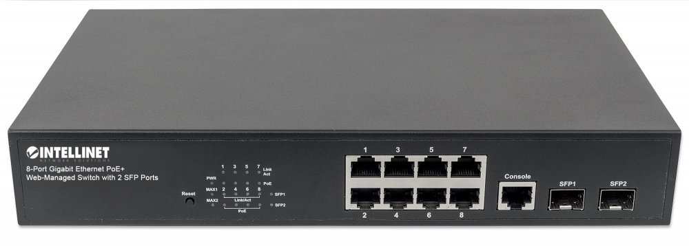 ルーター・ネットワーク機器 I-ODATA 8 port GigabitIntelligent Amazon.com: Intellinet 8-Port Gigabit Ethernet PoE+ Web-Managed