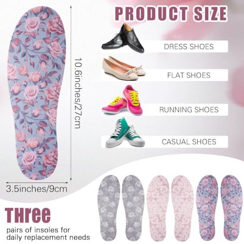 Image of 3 Pairs No Show Socks Sockless Shoe Liners Women