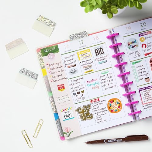 Image of Avery Ultra Tabs, 2 inch x 1.5 inch Repositionable, Holographic, 18 Tabs | For Marking Pages in Planners and Bibles, Two-Side Writable Film Tabs, Repositionable Adhesive, Smudge-Free Clear Body
