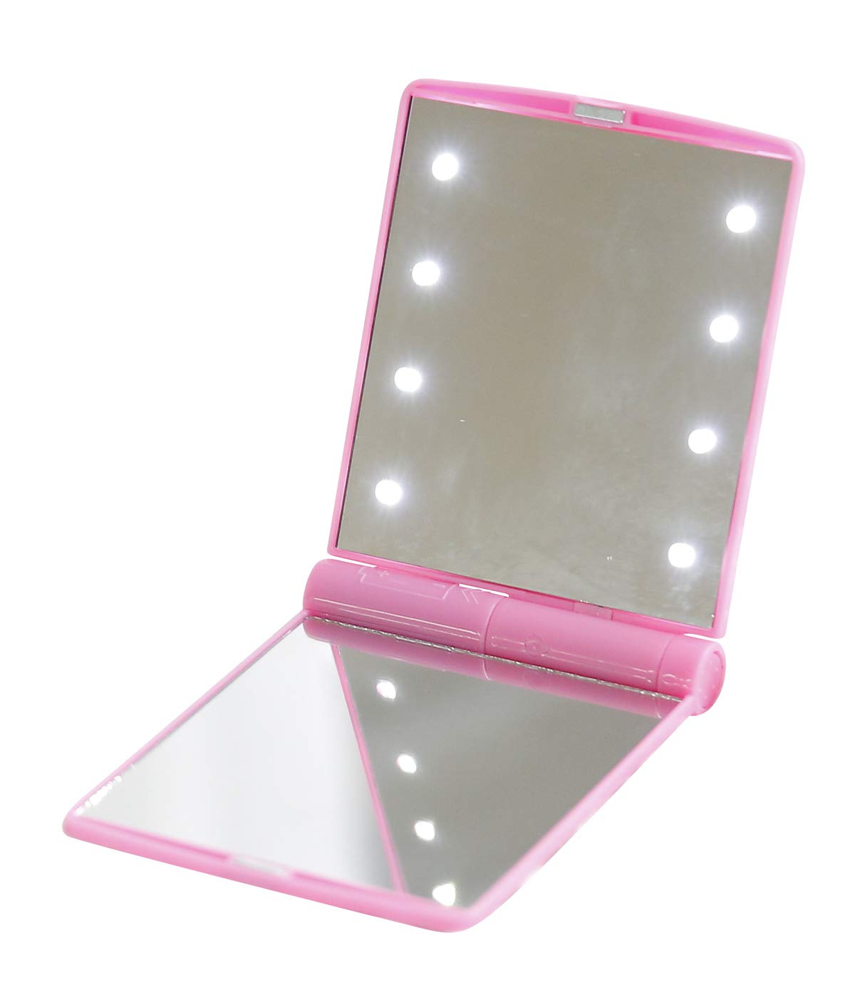 ★KOBAKO LEDライト付きミラー ピンク・限定品 KOBAKO 10周年コスメティックミラーセット ピンク | KOBAKO