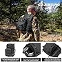 GZ XINXING Tactical Hydration Backpack - Outdoor Water Carrier Pack for Vest, Holds 1.5L Water Bladder, Mini MOLLE Pack for Hiking, Biking, Running, Climbing