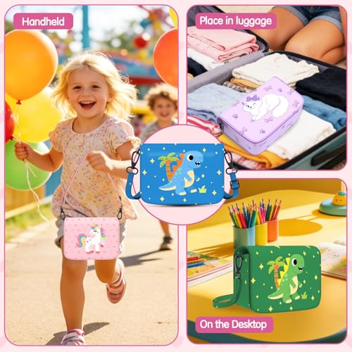 Funda para cámara instantánea infantil color azul miniatura 4