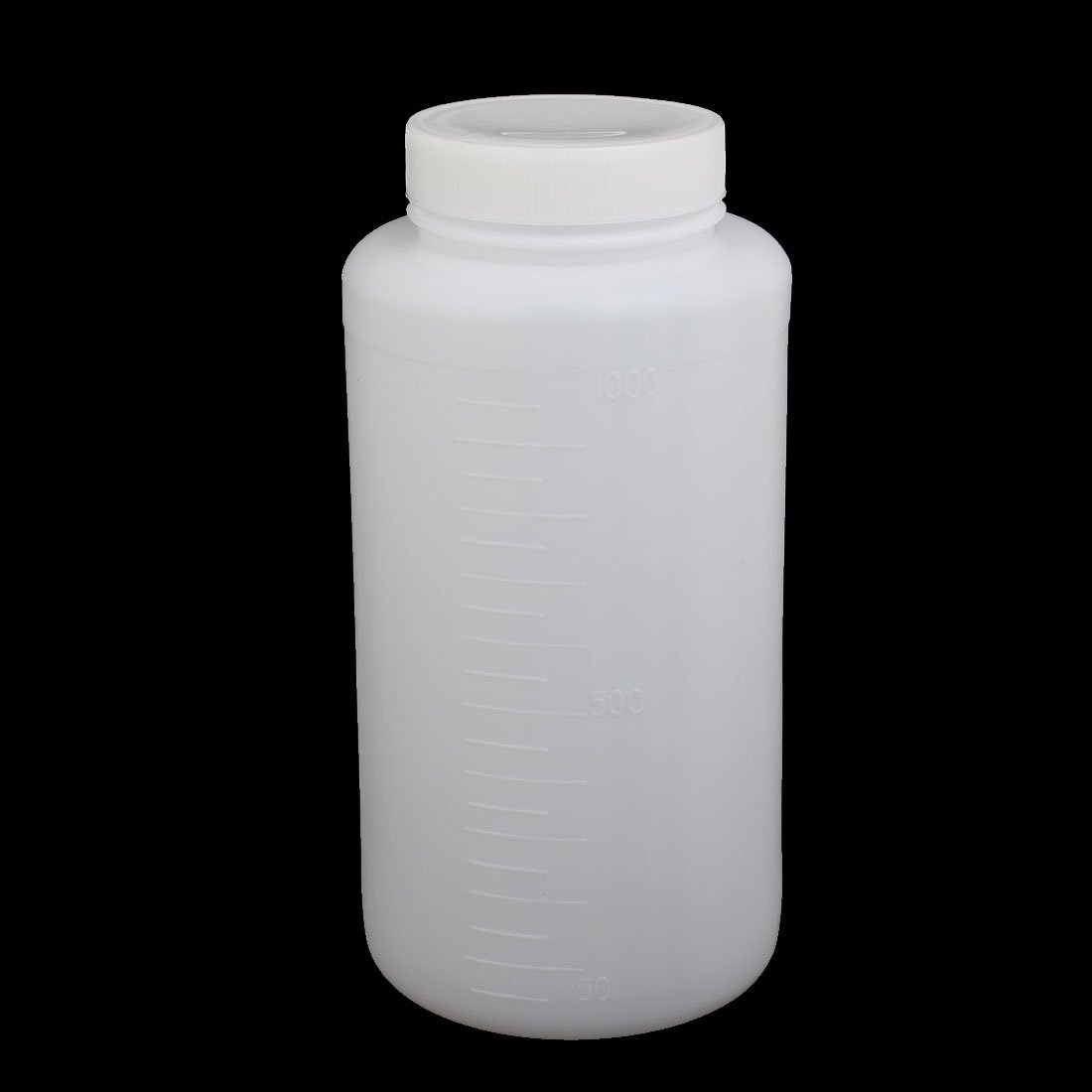 Aexit 55mm Durchmesser 190mm Höhe 1000ml HDPE-Kunststoff Runde Weithalsflasche Weiß 2St (917f8411158f778af18ee1531863bc4a)