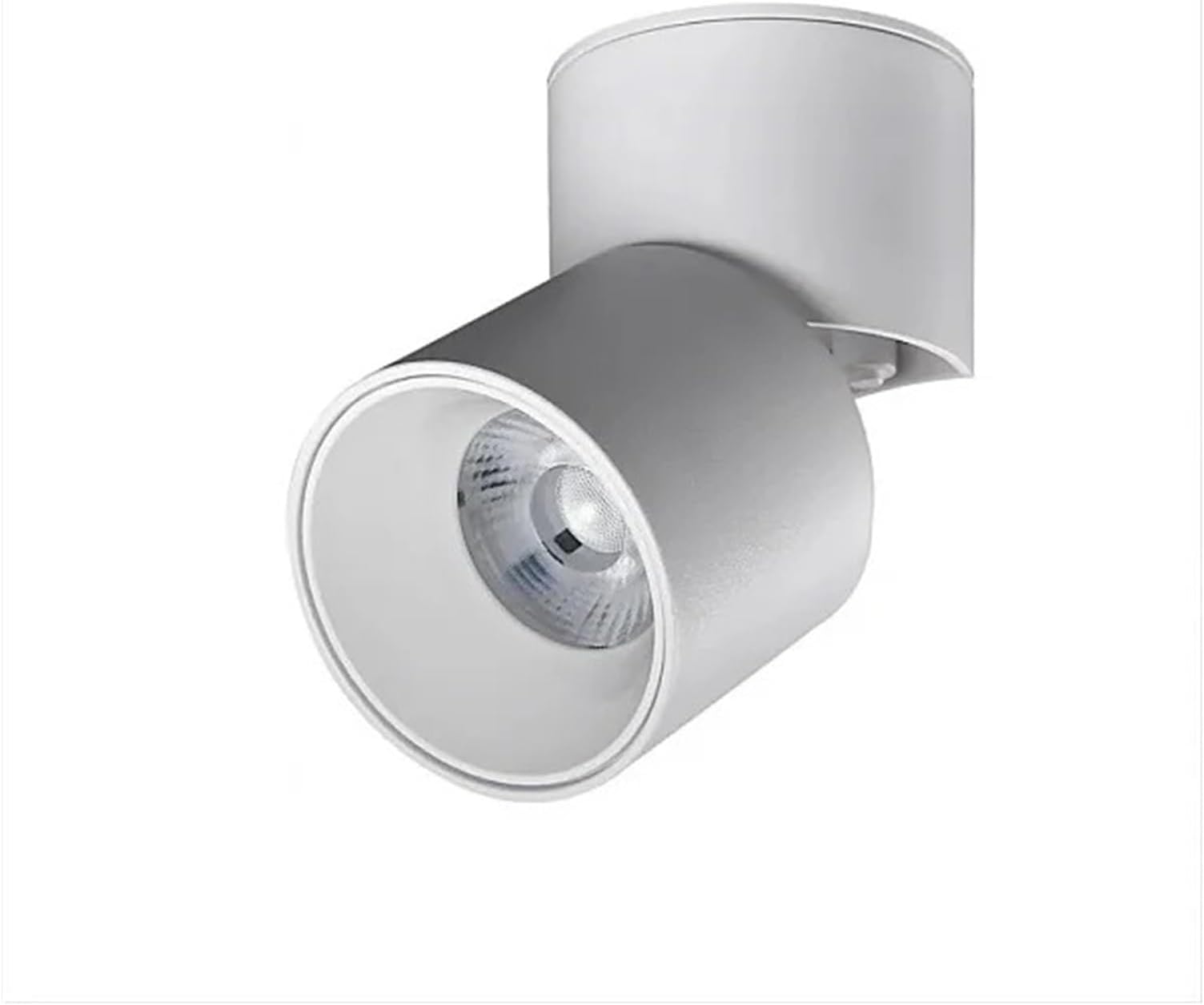 Foldable Rotatable Surface Mounted Dimmable AC110-220V Spotlight COB AntiGlare 7W10W15W24W30W Ceiling Downlight Bulb Lamp lndoor(White,Neutral Light 4000K,15W Dimmable)